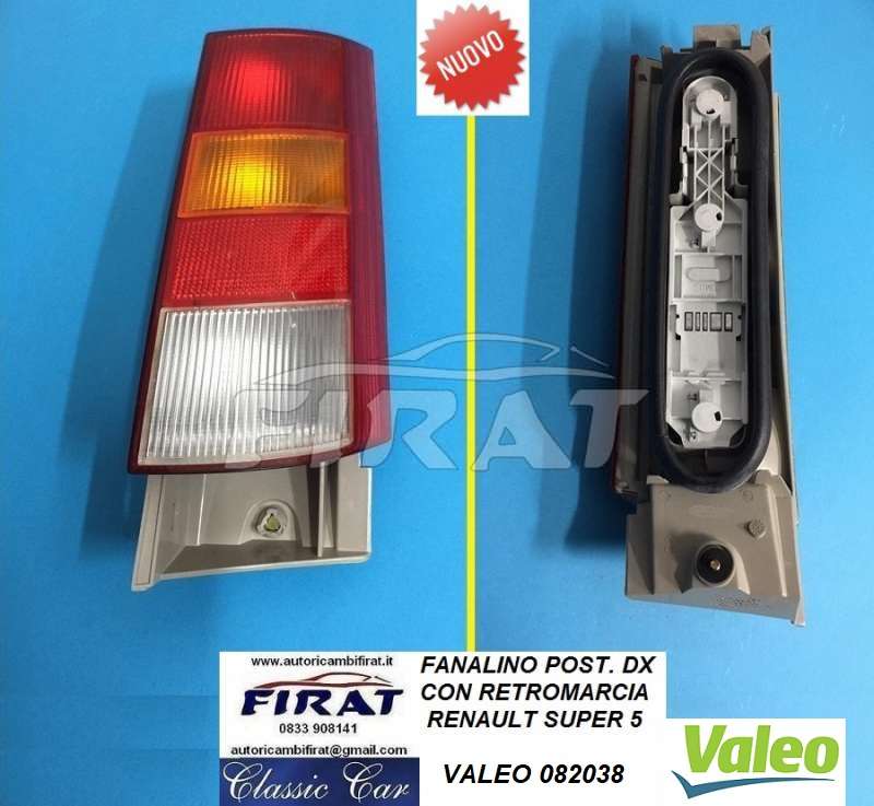 FANALINO RENAULT SUPER 5 POST.DX C/R